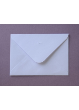 Briefumschlag weiß 12,5 x 17,5 cm