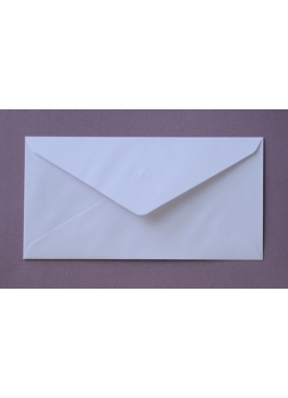 Länglicher Briefumschlag weiß 11 x 21,6 cm Länglicher Briefumschlag weiß 11 x 21,6 cm