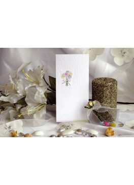 Einladungskarte mit Blume 40234 Einladungskarte mit Blume 40234